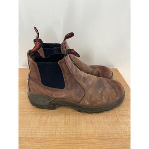 John Bull Brown Leather Waterproof Chelsea Work Boots Mens Size 10 New Zealand